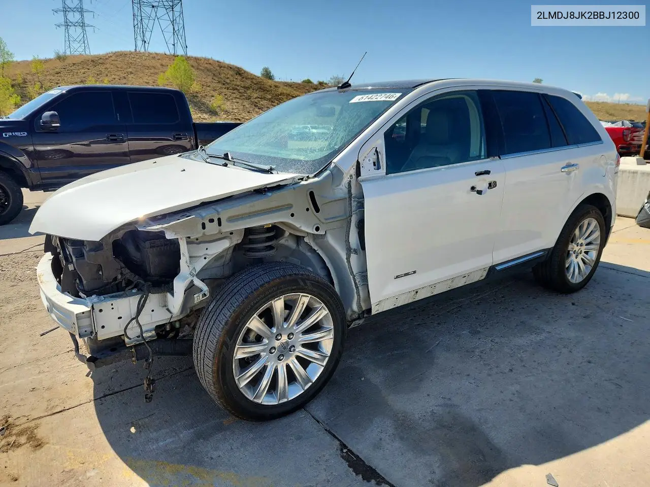2011 Lincoln Mkx VIN: 2LMDJ8JK2BBJ12300 Lot: 61422746