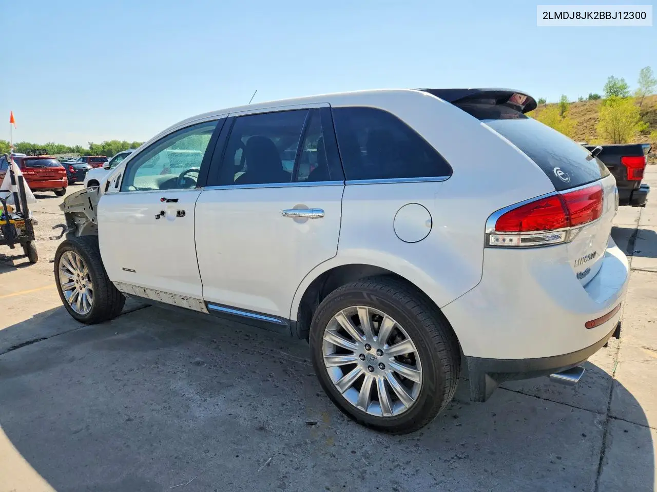 2011 Lincoln Mkx VIN: 2LMDJ8JK2BBJ12300 Lot: 61422746