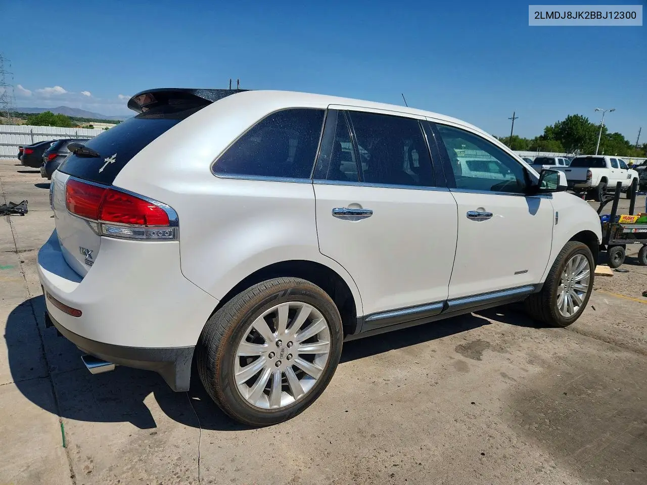 2011 Lincoln Mkx VIN: 2LMDJ8JK2BBJ12300 Lot: 61422746