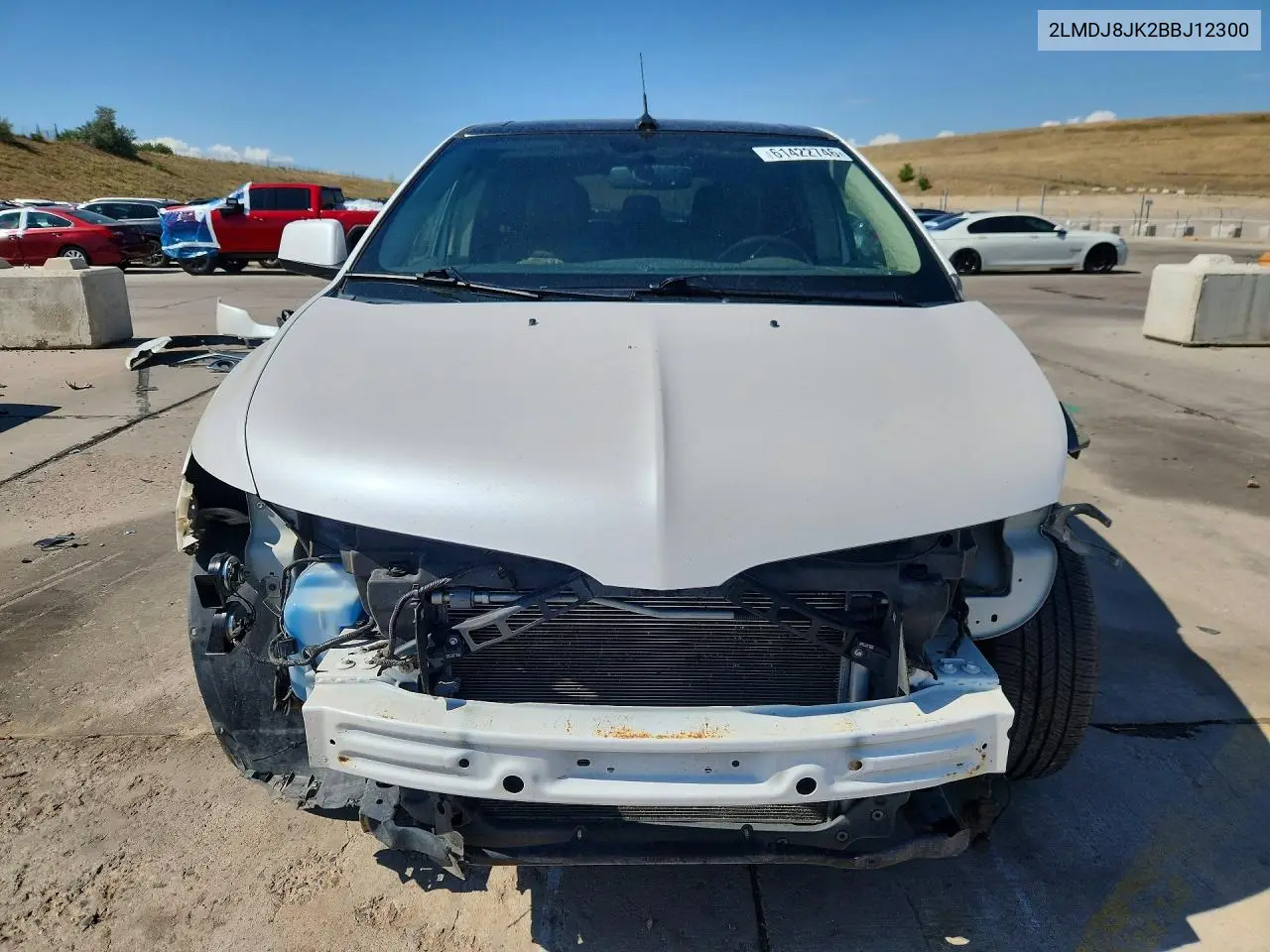 2011 Lincoln Mkx VIN: 2LMDJ8JK2BBJ12300 Lot: 61422746