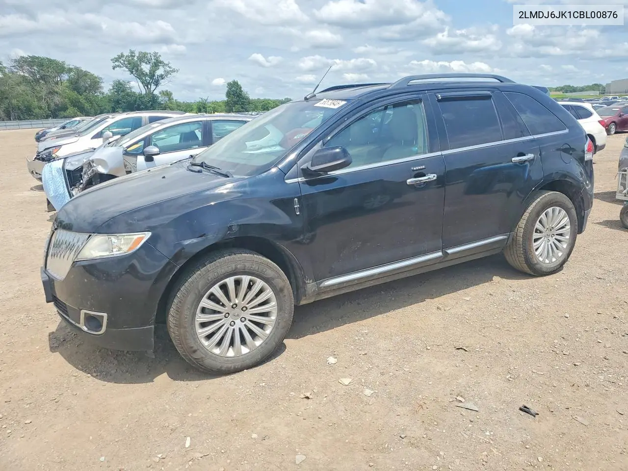 2012 Lincoln Mkx VIN: 2LMDJ6JK1CBL00876 Lot: 58579946