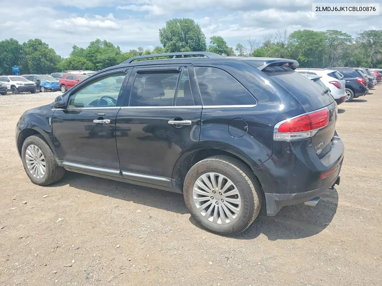 2012 Lincoln Mkx VIN: 2LMDJ6JK1CBL00876 Lot: 58579946