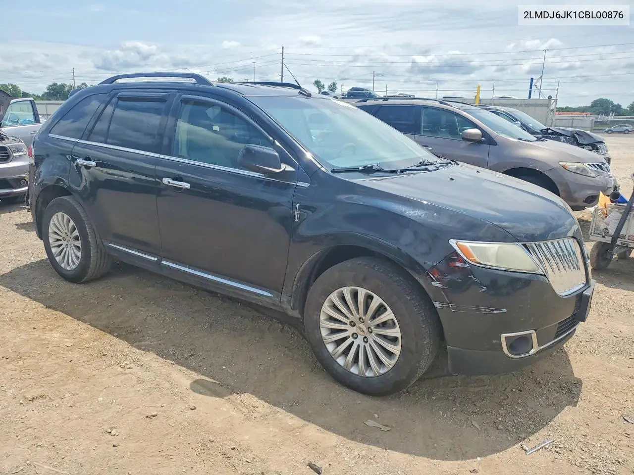 2012 Lincoln Mkx VIN: 2LMDJ6JK1CBL00876 Lot: 58579946
