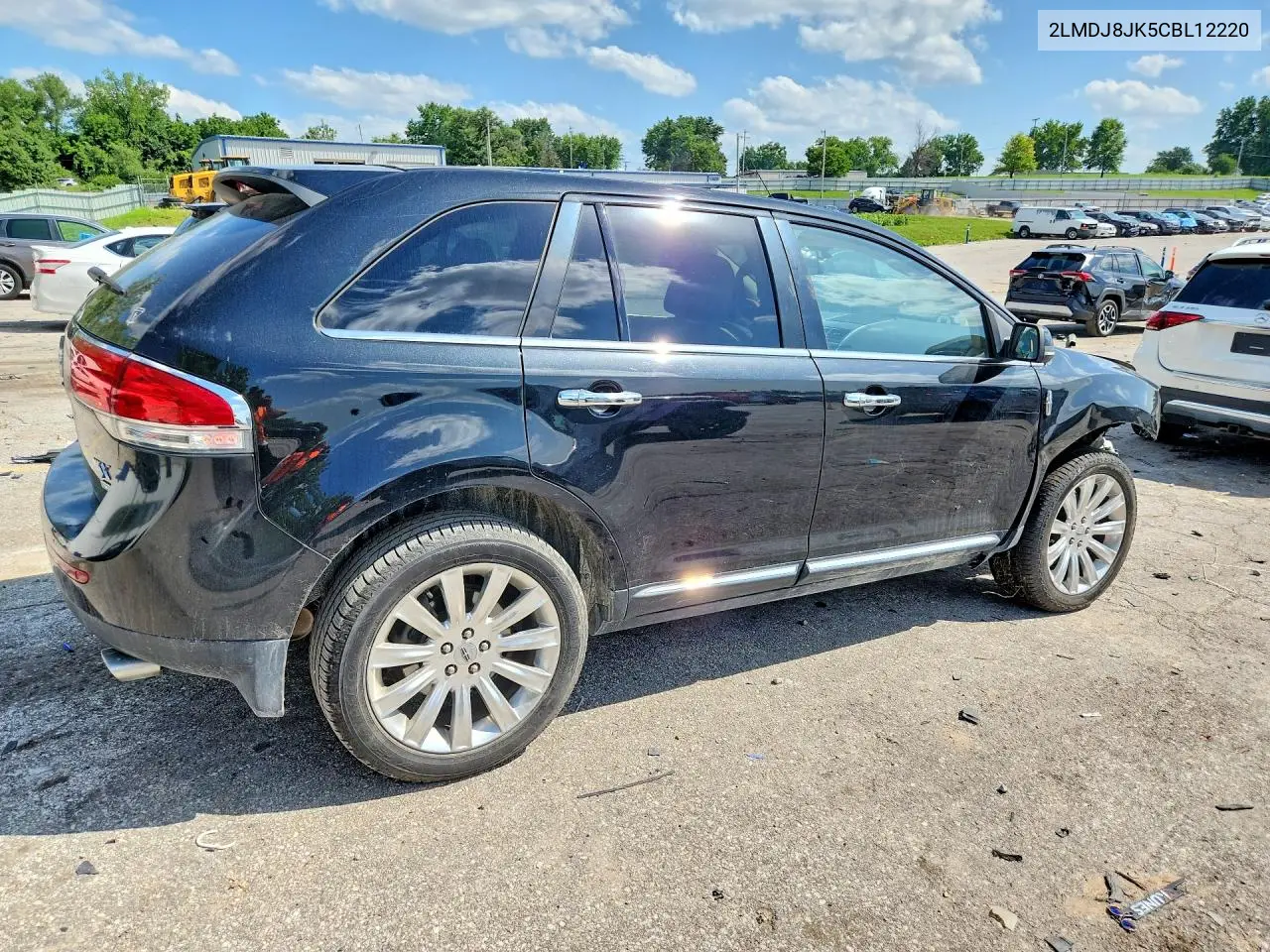 2012 Lincoln Mkx VIN: 2LMDJ8JK5CBL12220 Lot: 59293376