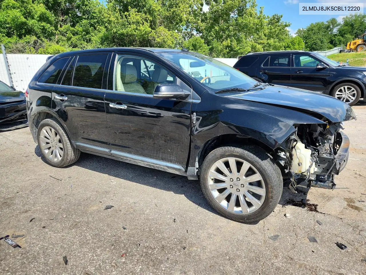 2012 Lincoln Mkx VIN: 2LMDJ8JK5CBL12220 Lot: 59293376