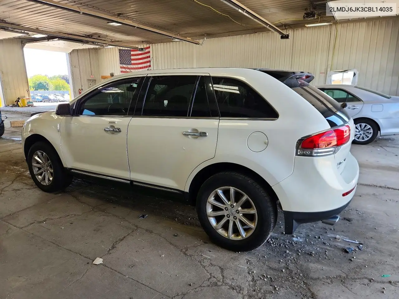 2012 Lincoln Mkx VIN: 2LMDJ6JK3CBL14035 Lot: 60564826