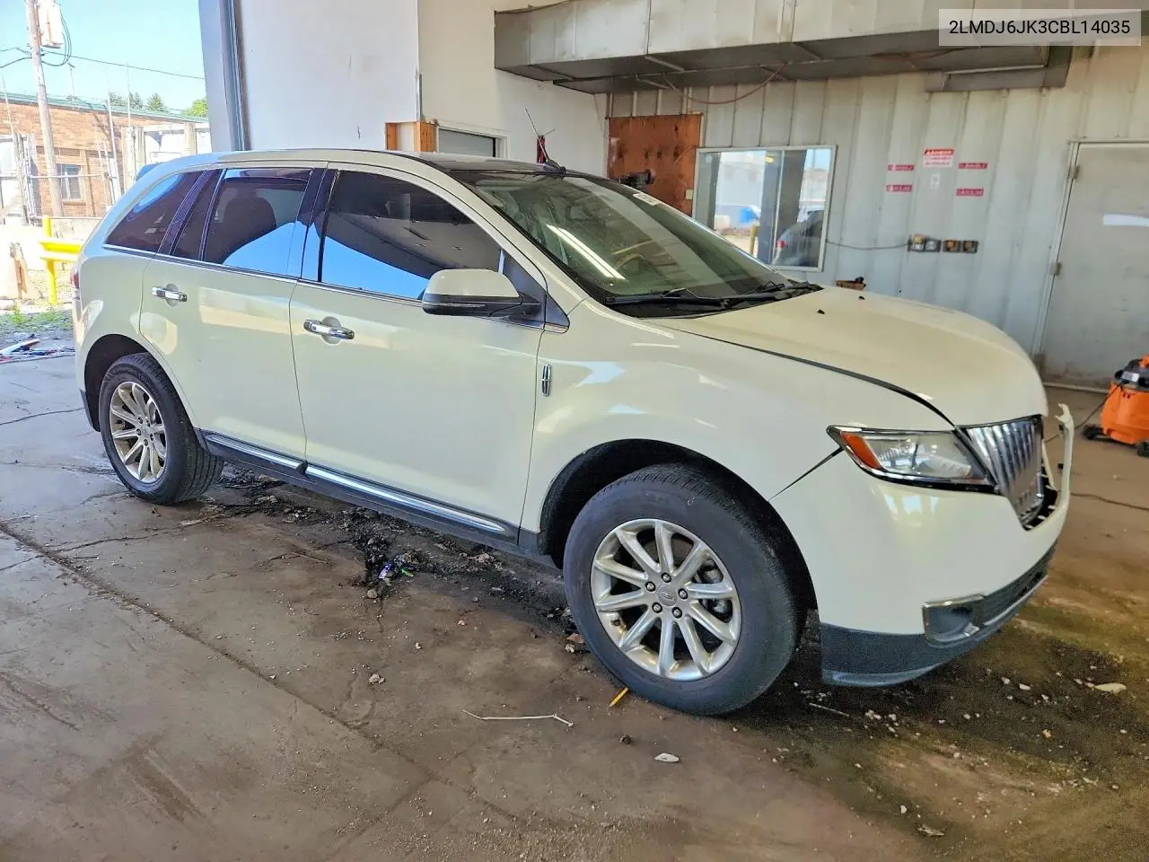 2012 Lincoln Mkx VIN: 2LMDJ6JK3CBL14035 Lot: 60564826