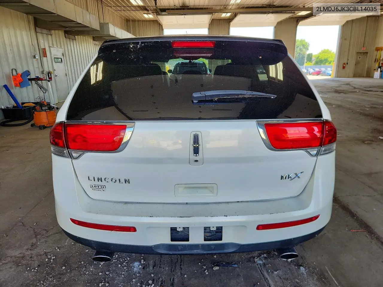 2012 Lincoln Mkx VIN: 2LMDJ6JK3CBL14035 Lot: 60564826