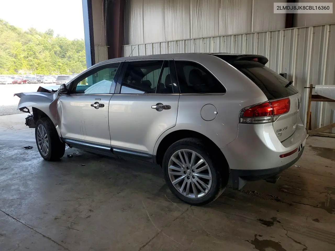 2012 Lincoln Mkx VIN: 2LMDJ8JK8CBL16360 Lot: 60976006