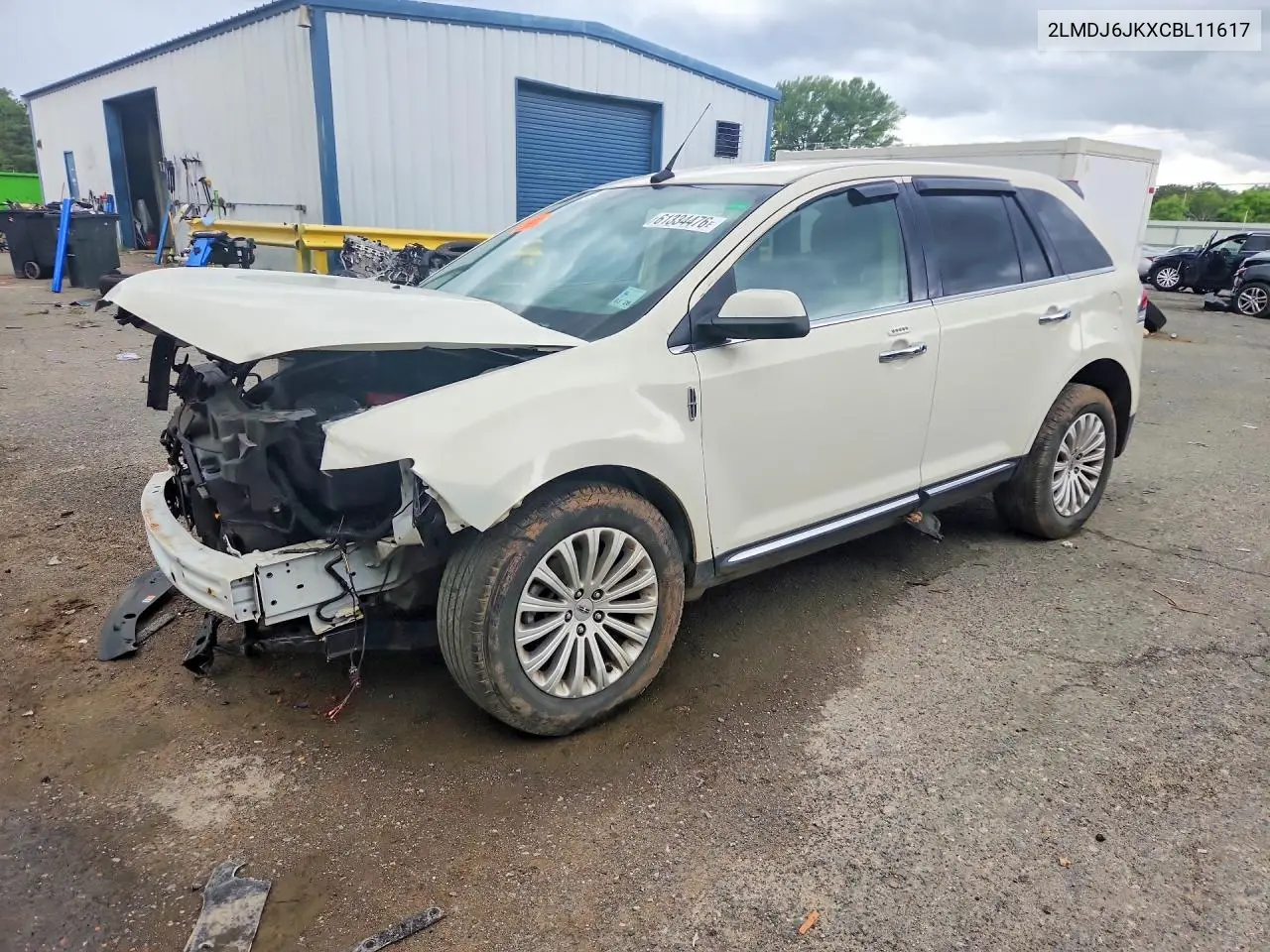 2012 Lincoln Mkx VIN: 2LMDJ6JKXCBL11617 Lot: 61334476
