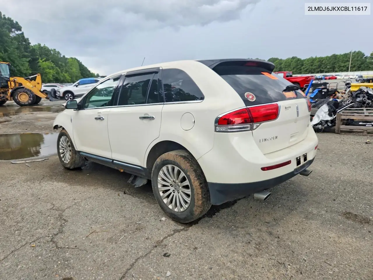 2012 Lincoln Mkx VIN: 2LMDJ6JKXCBL11617 Lot: 61334476