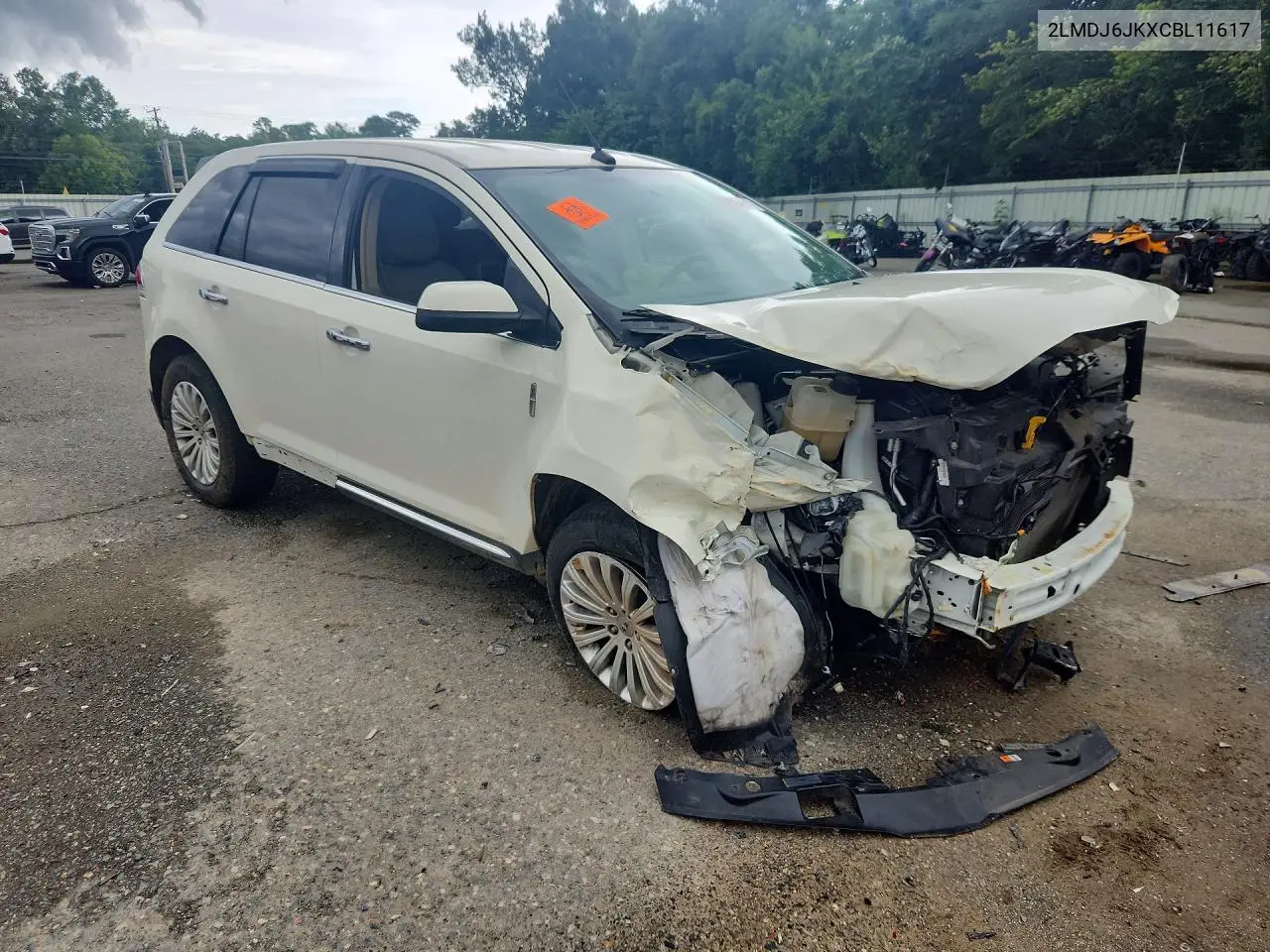 2012 Lincoln Mkx VIN: 2LMDJ6JKXCBL11617 Lot: 61334476