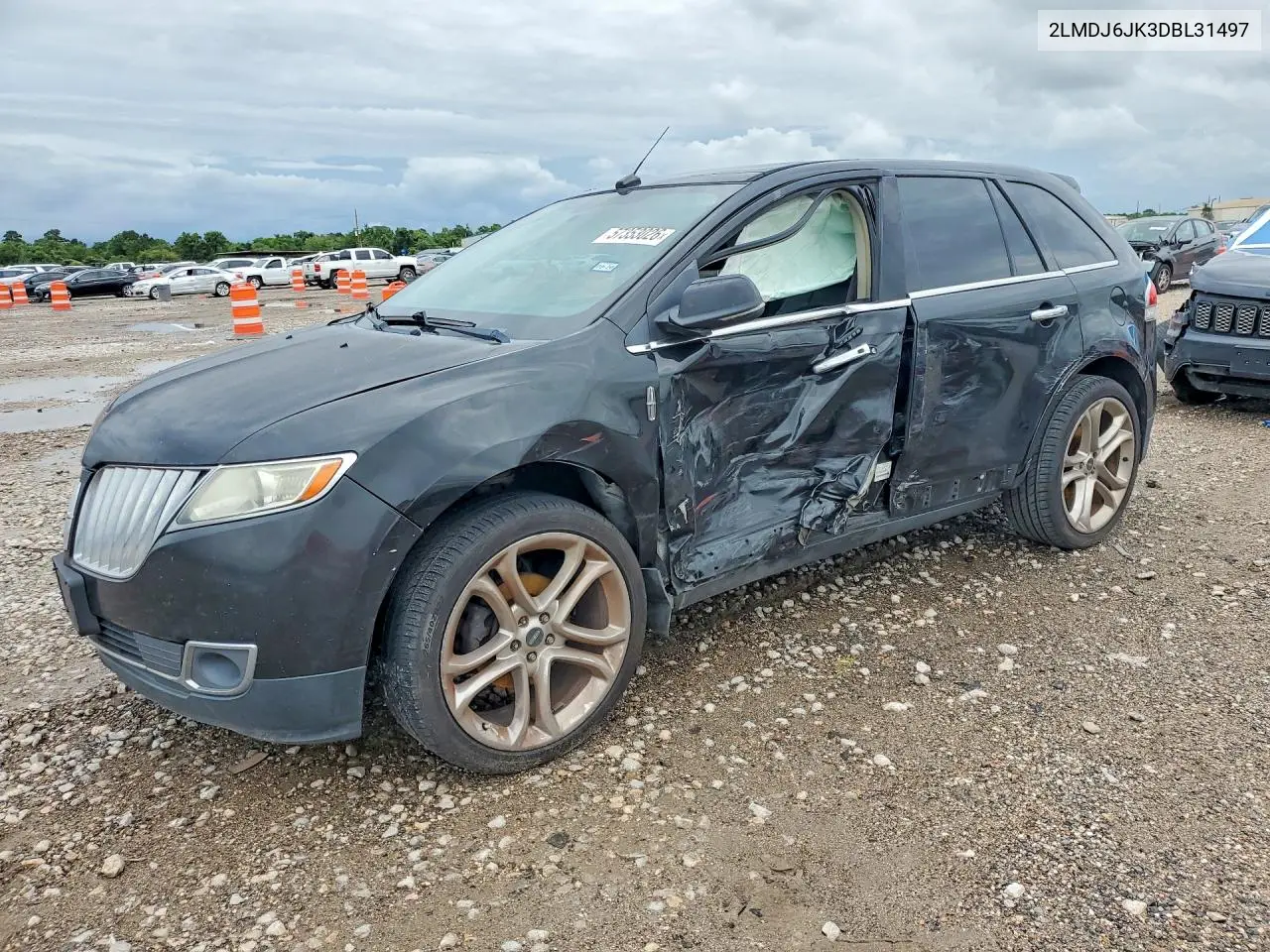 2013 Lincoln Mkx VIN: 2LMDJ6JK3DBL31497 Lot: 57353026