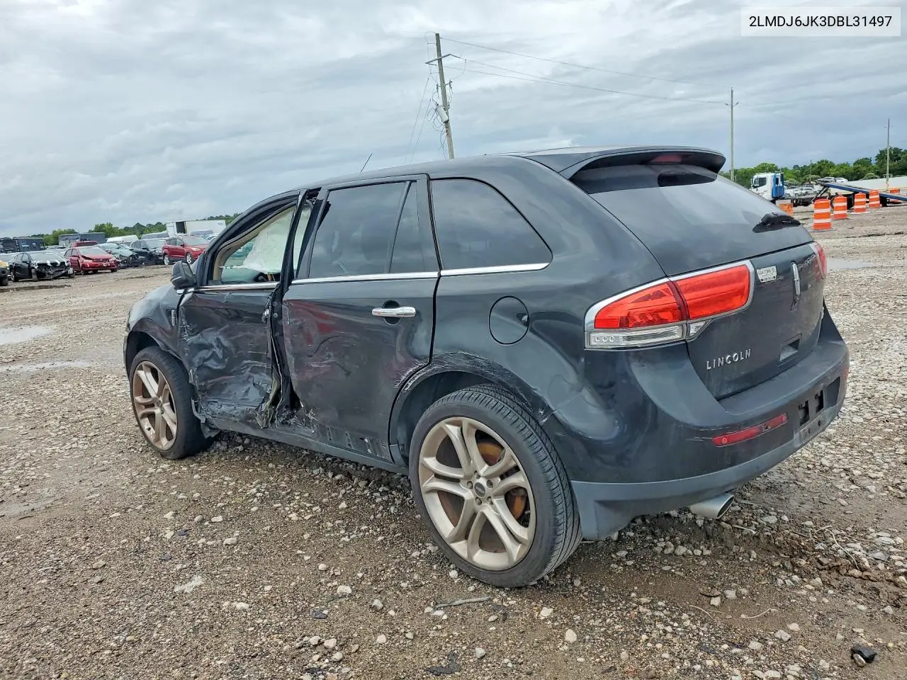 2013 Lincoln Mkx VIN: 2LMDJ6JK3DBL31497 Lot: 57353026