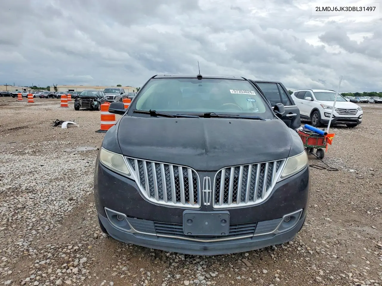 2013 Lincoln Mkx VIN: 2LMDJ6JK3DBL31497 Lot: 57353026