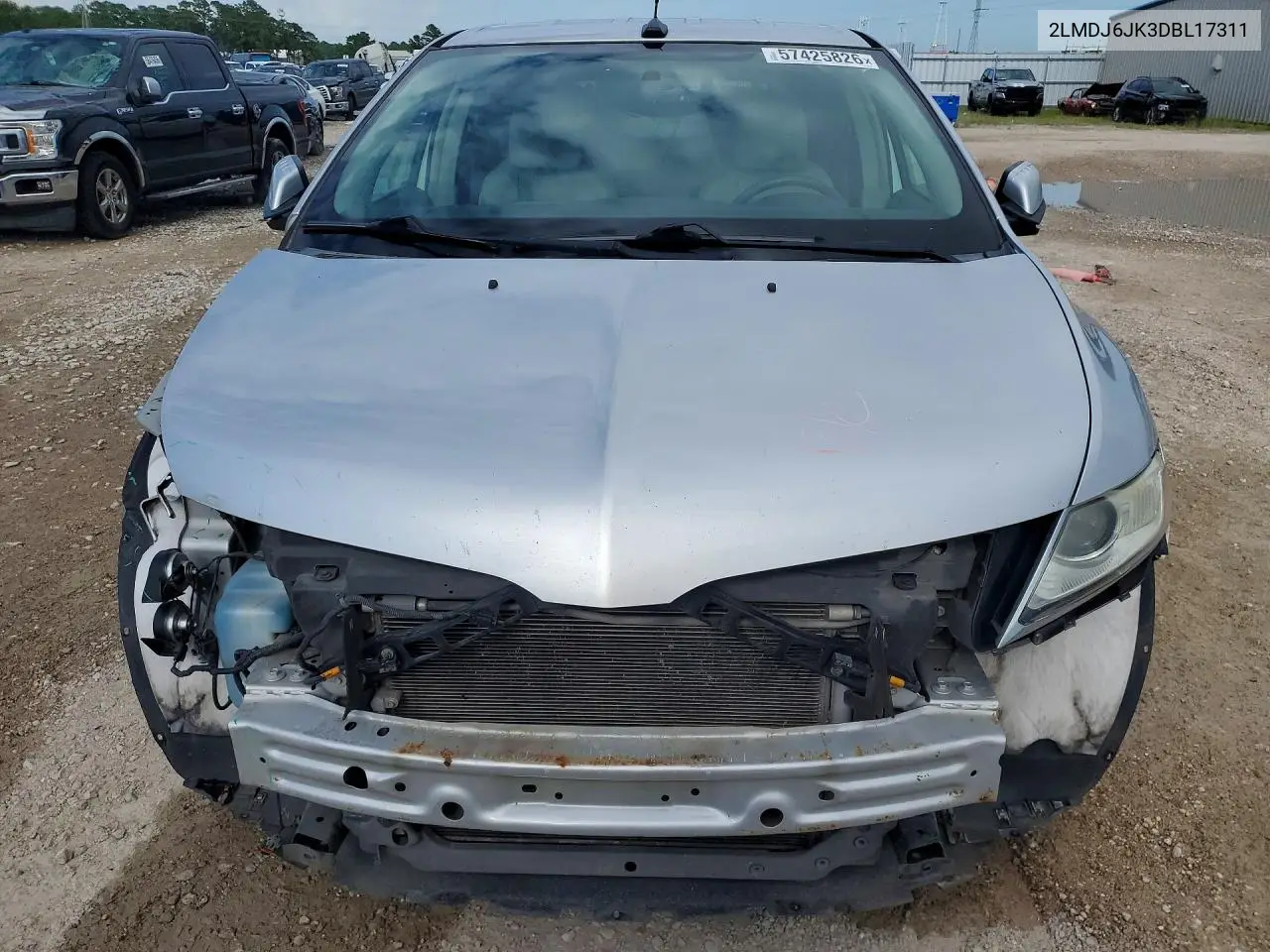 2013 Lincoln Mkx VIN: 2LMDJ6JK3DBL17311 Lot: 57425826