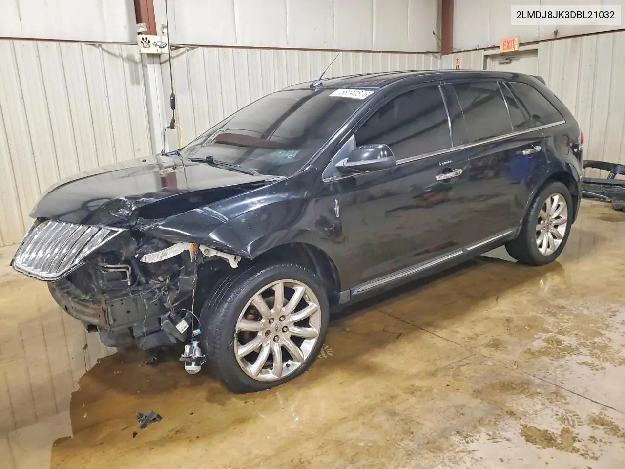 2013 Lincoln Mkx VIN: 2LMDJ8JK3DBL21032 Lot: 58142876