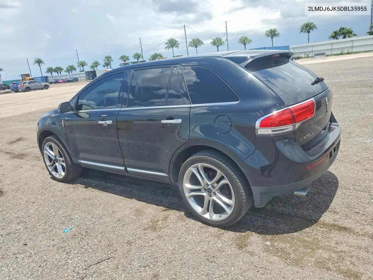 2013 Lincoln Mkx VIN: 2LMDJ6JK5DBL35955 Lot: 58699386