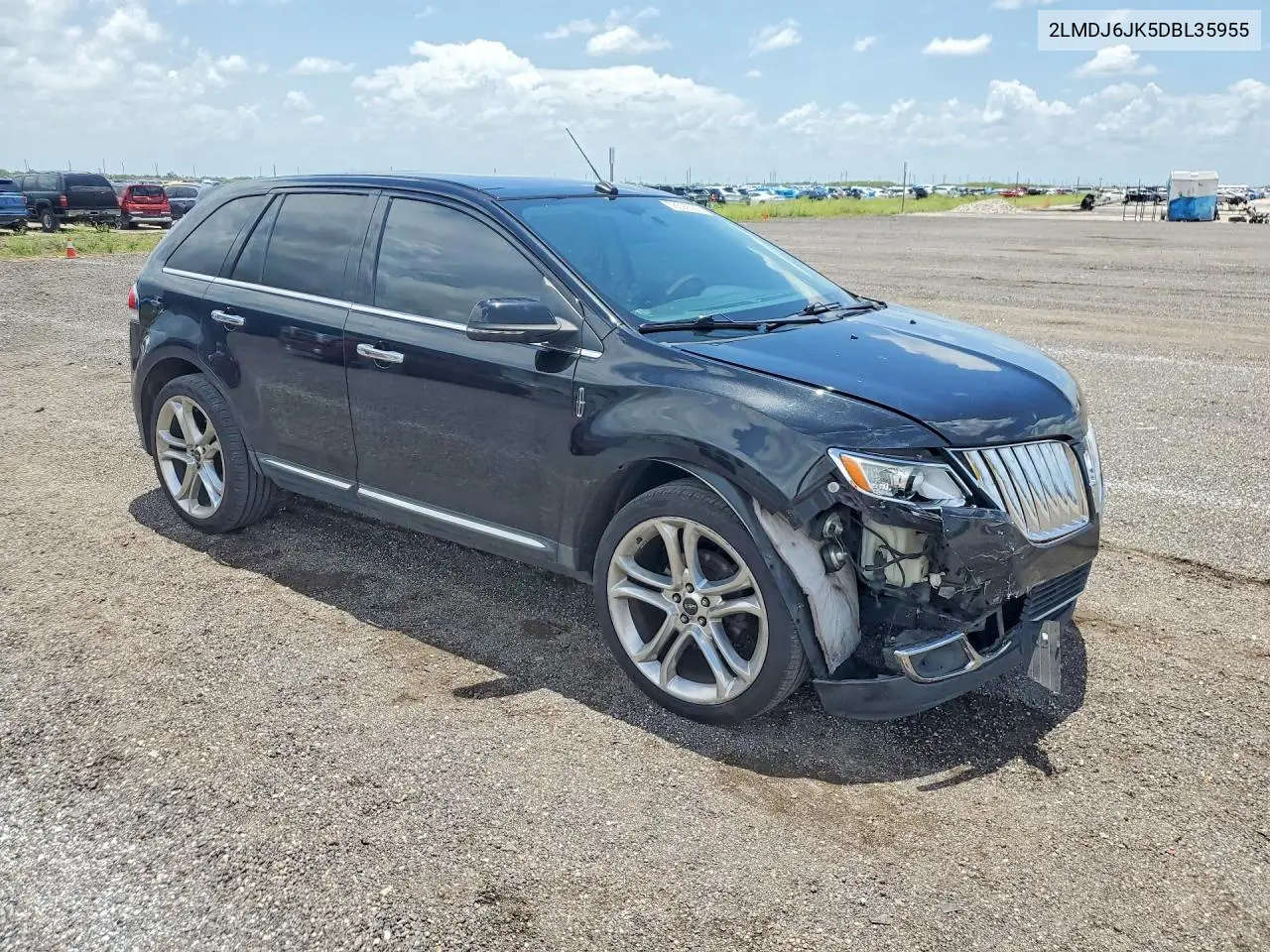 2013 Lincoln Mkx VIN: 2LMDJ6JK5DBL35955 Lot: 58699386