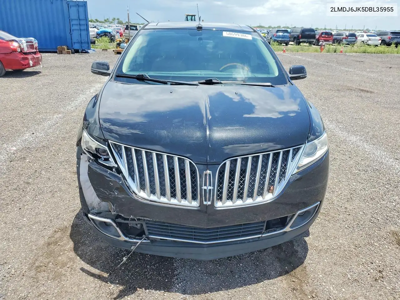 2013 Lincoln Mkx VIN: 2LMDJ6JK5DBL35955 Lot: 58699386