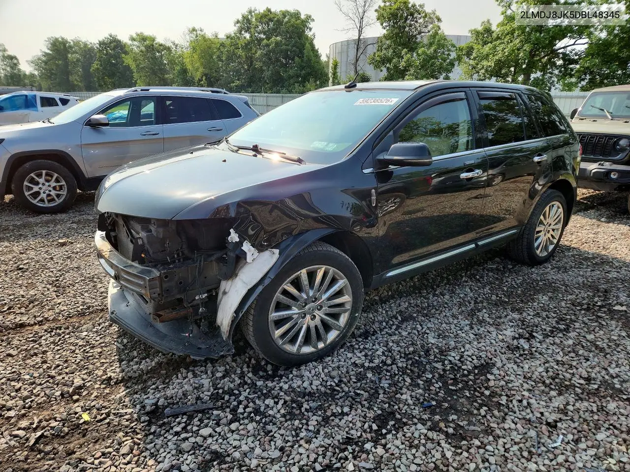 2013 Lincoln Mkx VIN: 2LMDJ8JK5DBL48345 Lot: 59238526