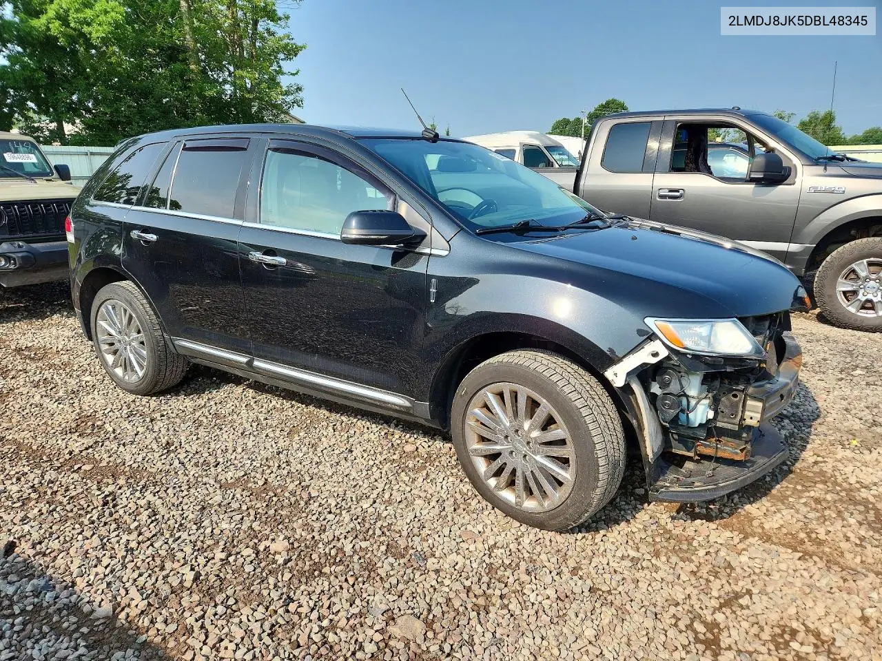 2013 Lincoln Mkx VIN: 2LMDJ8JK5DBL48345 Lot: 59238526
