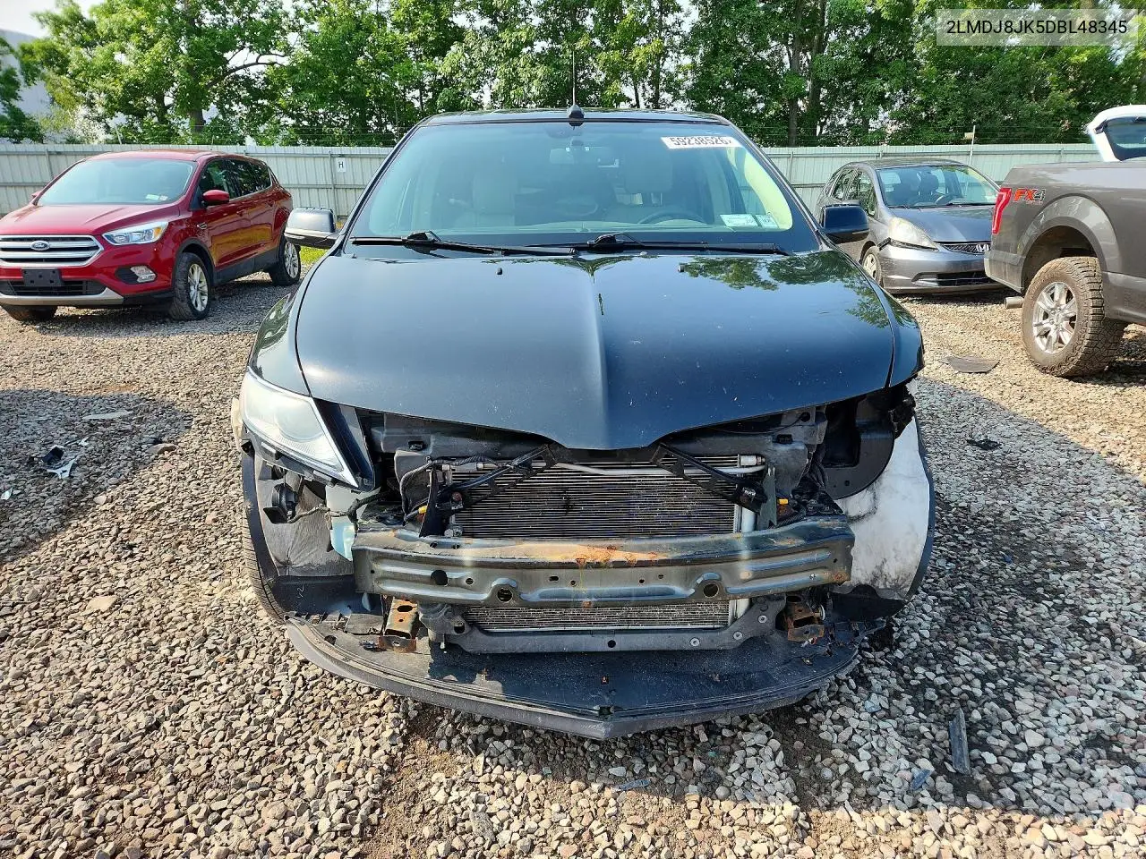 2013 Lincoln Mkx VIN: 2LMDJ8JK5DBL48345 Lot: 59238526