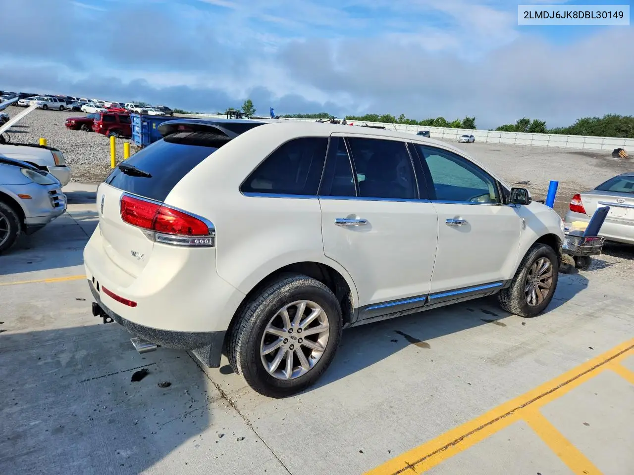 2013 Lincoln Mkx VIN: 2LMDJ6JK8DBL30149 Lot: 59346276