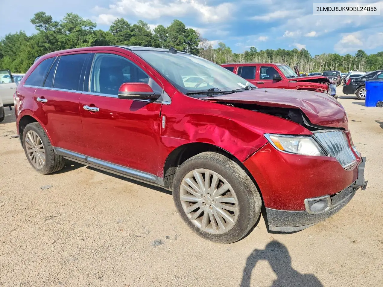 2013 Lincoln Mkx VIN: 2LMDJ8JK9DBL24856 Lot: 59358376
