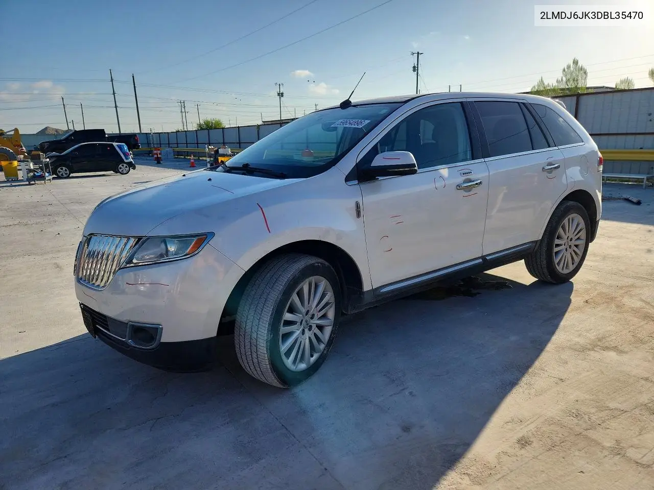 2013 Lincoln Mkx VIN: 2LMDJ6JK3DBL35470 Lot: 59654896