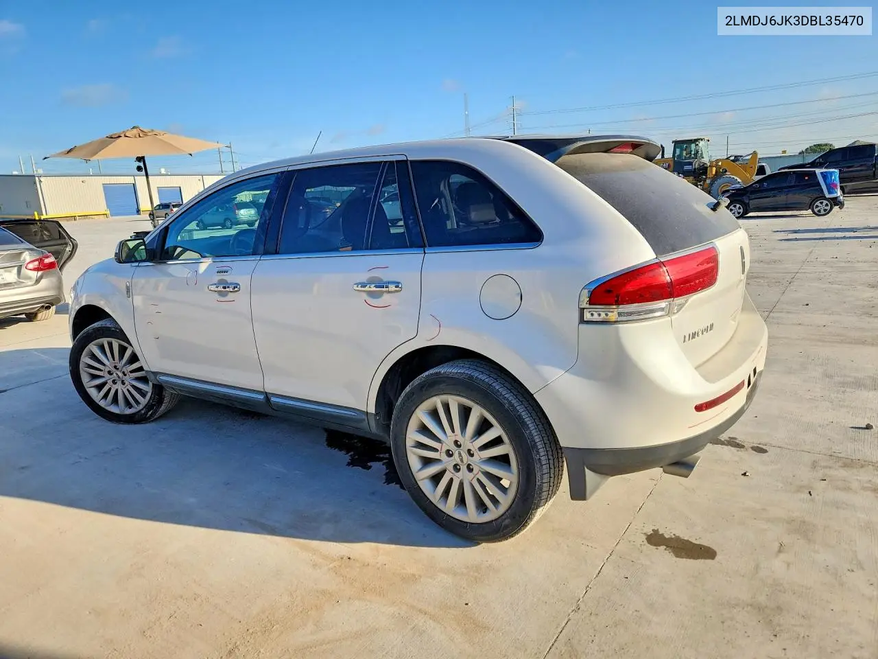 2013 Lincoln Mkx VIN: 2LMDJ6JK3DBL35470 Lot: 59654896