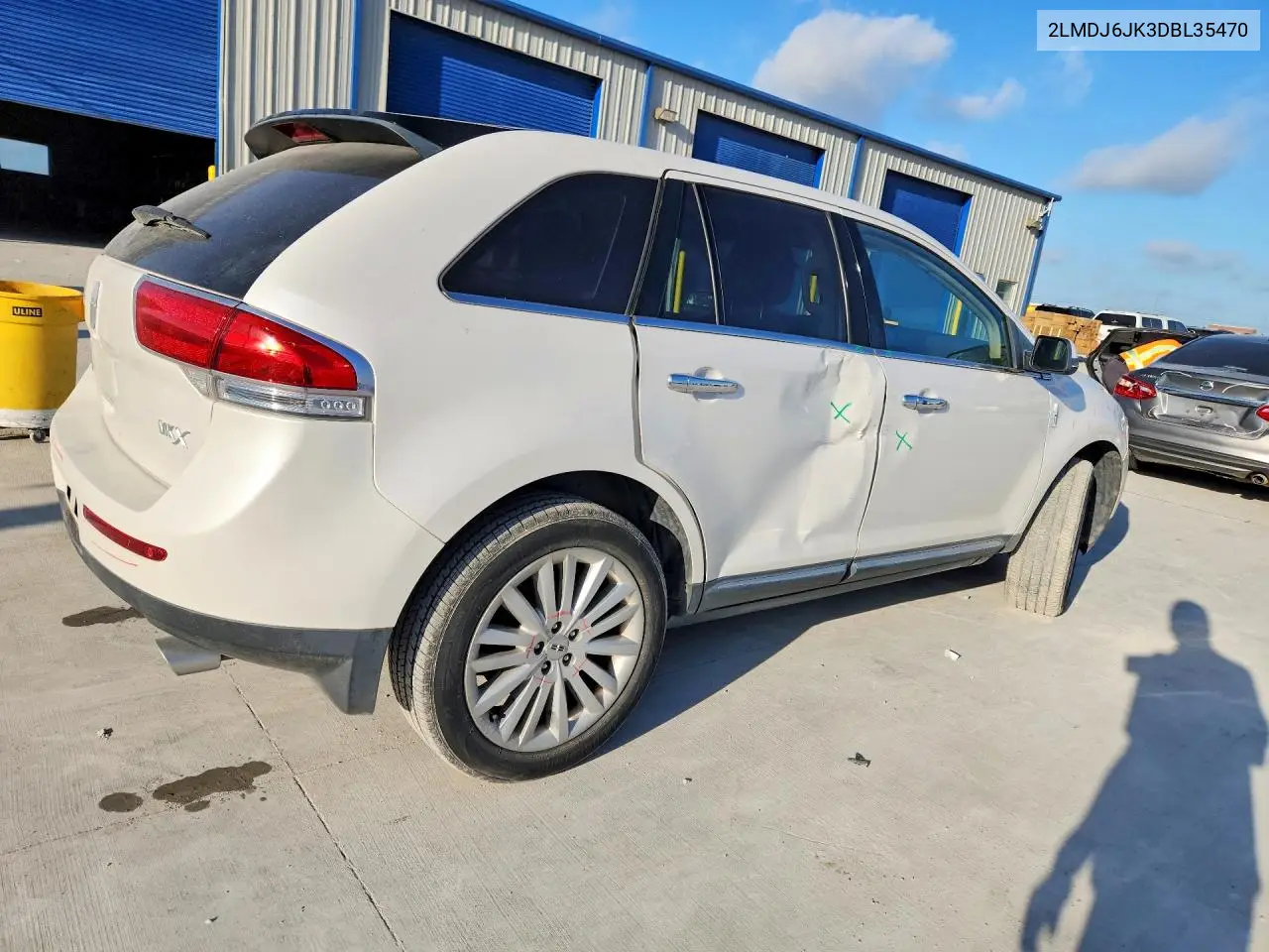 2013 Lincoln Mkx VIN: 2LMDJ6JK3DBL35470 Lot: 59654896