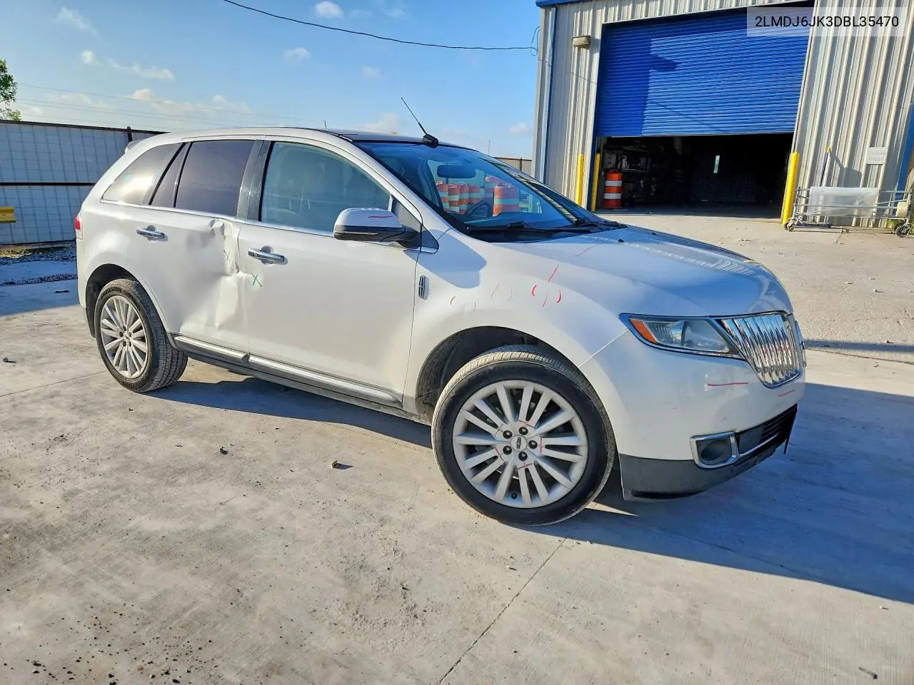 2013 Lincoln Mkx VIN: 2LMDJ6JK3DBL35470 Lot: 59654896