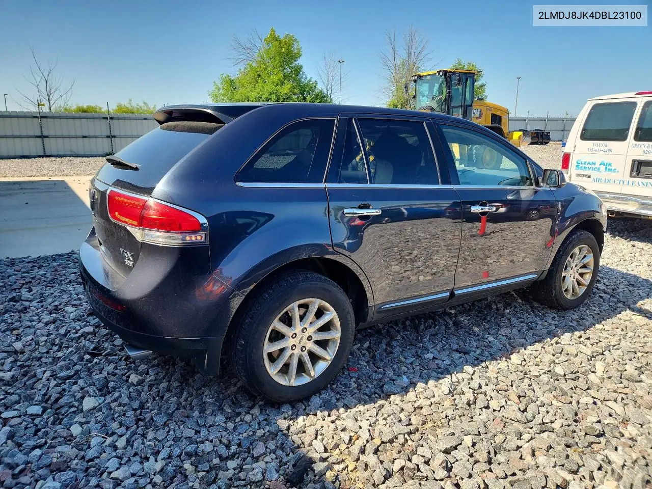 2013 Lincoln Mkx VIN: 2LMDJ8JK4DBL23100 Lot: 59685686
