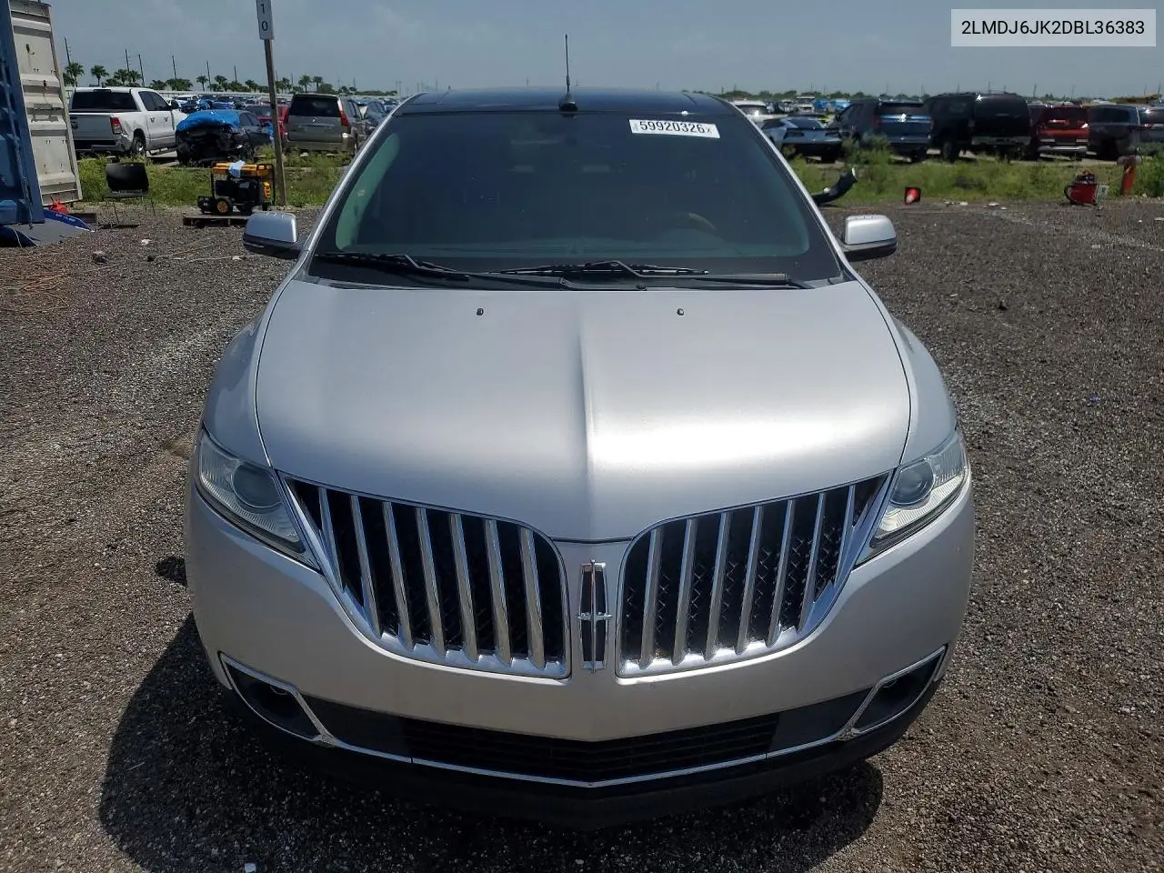 2013 Lincoln Mkx VIN: 2LMDJ6JK2DBL36383 Lot: 59920326