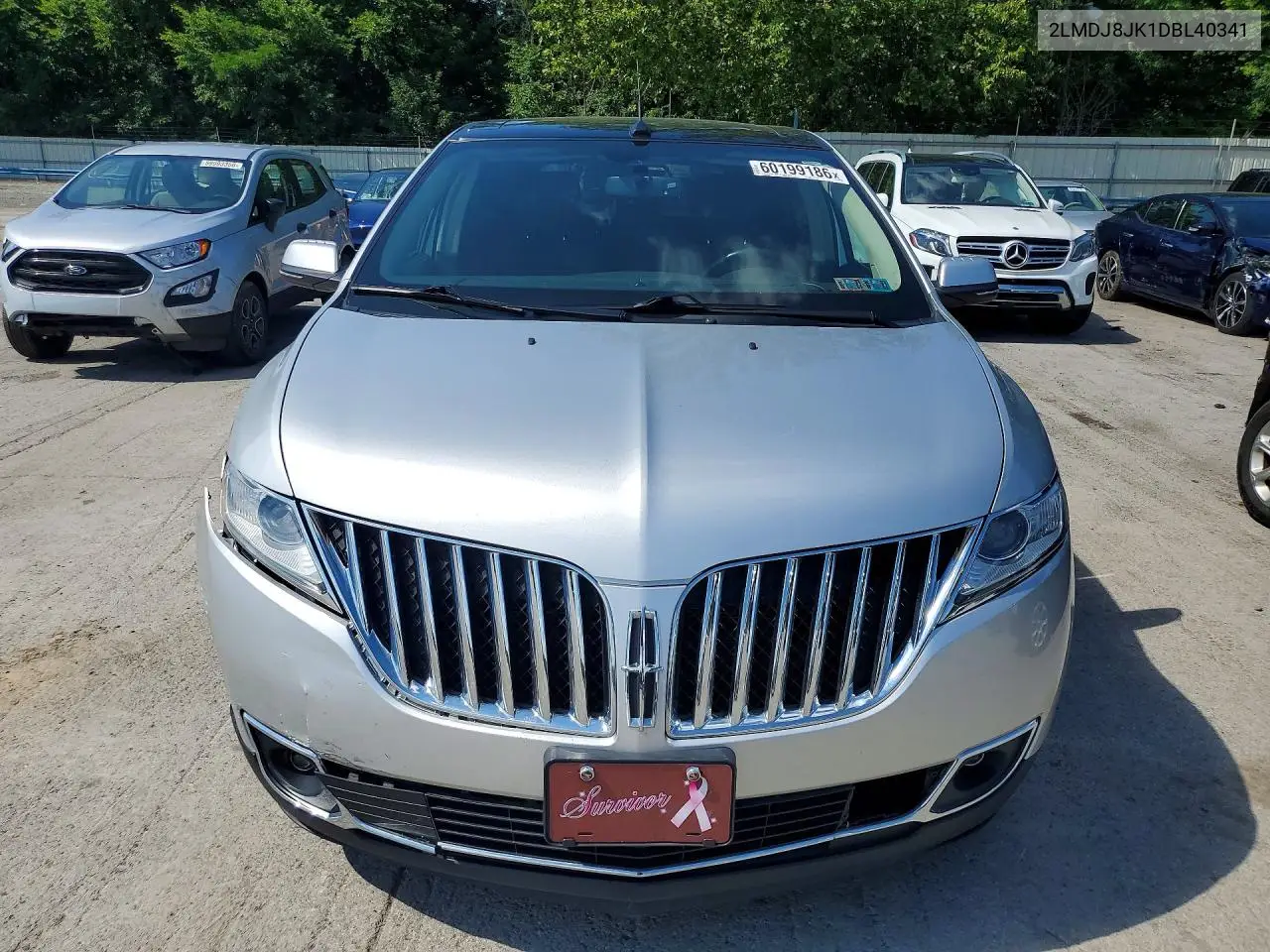 2013 Lincoln Mkx VIN: 2LMDJ8JK1DBL40341 Lot: 60199186