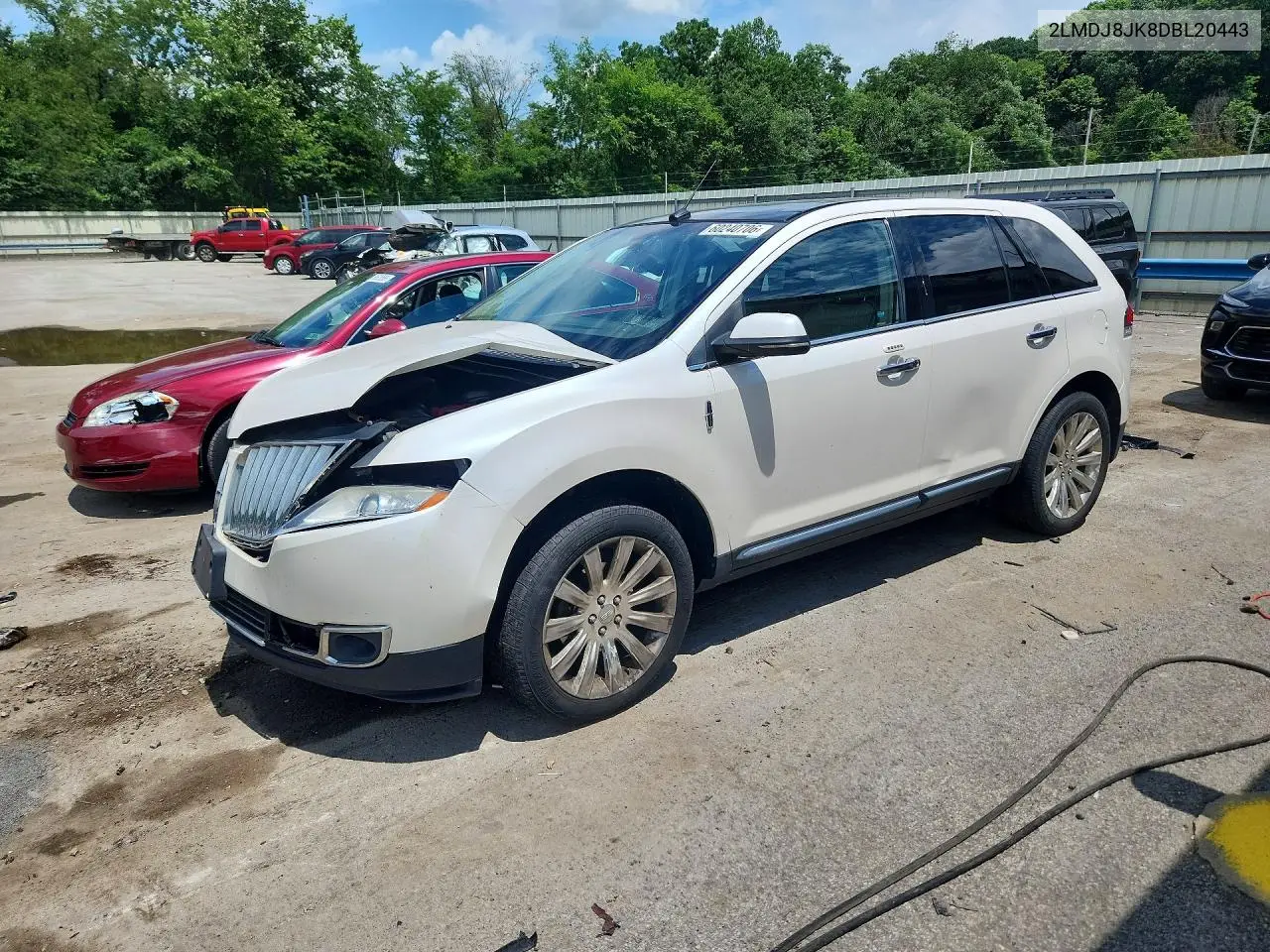 2013 Lincoln Mkx VIN: 2LMDJ8JK8DBL20443 Lot: 60240706