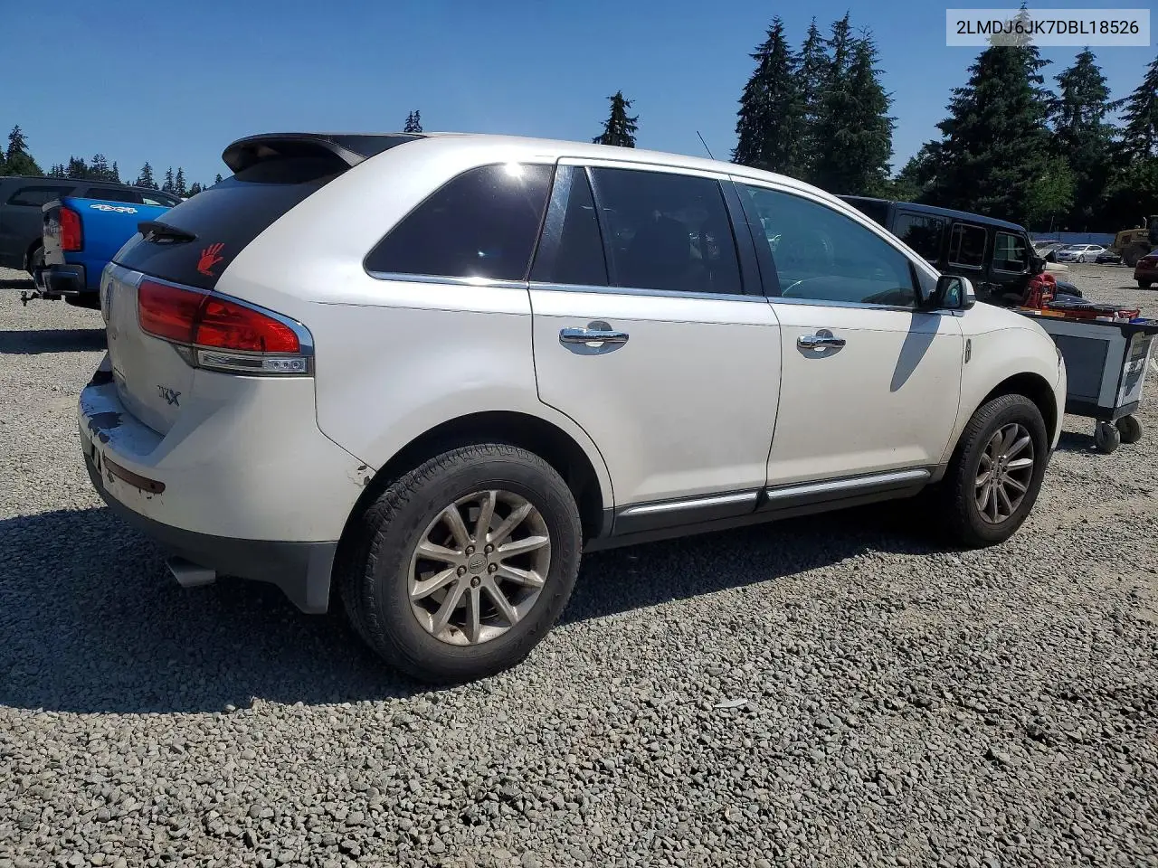 2013 Lincoln Mkx VIN: 2LMDJ6JK7DBL18526 Lot: 60436636