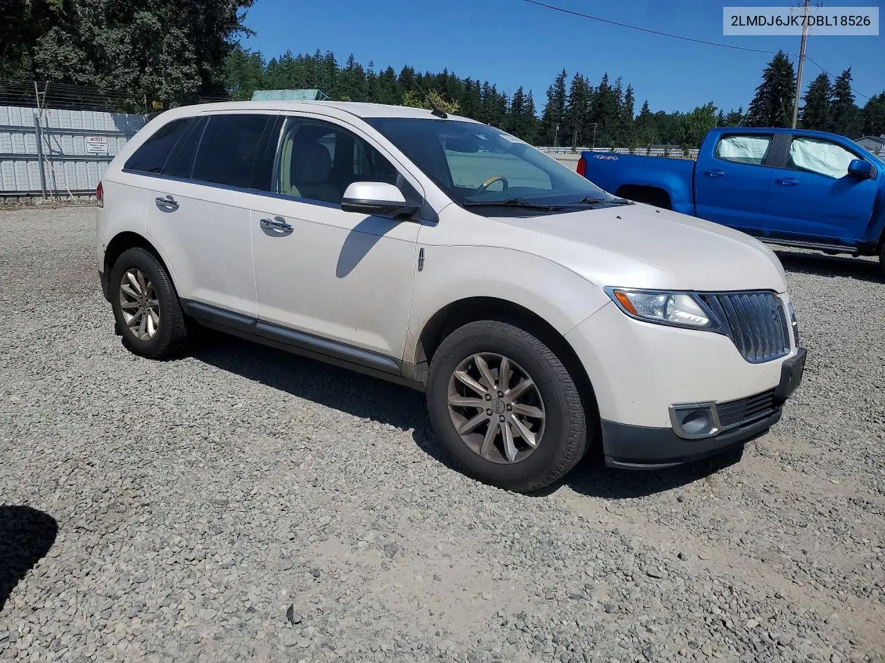 2013 Lincoln Mkx VIN: 2LMDJ6JK7DBL18526 Lot: 60436636