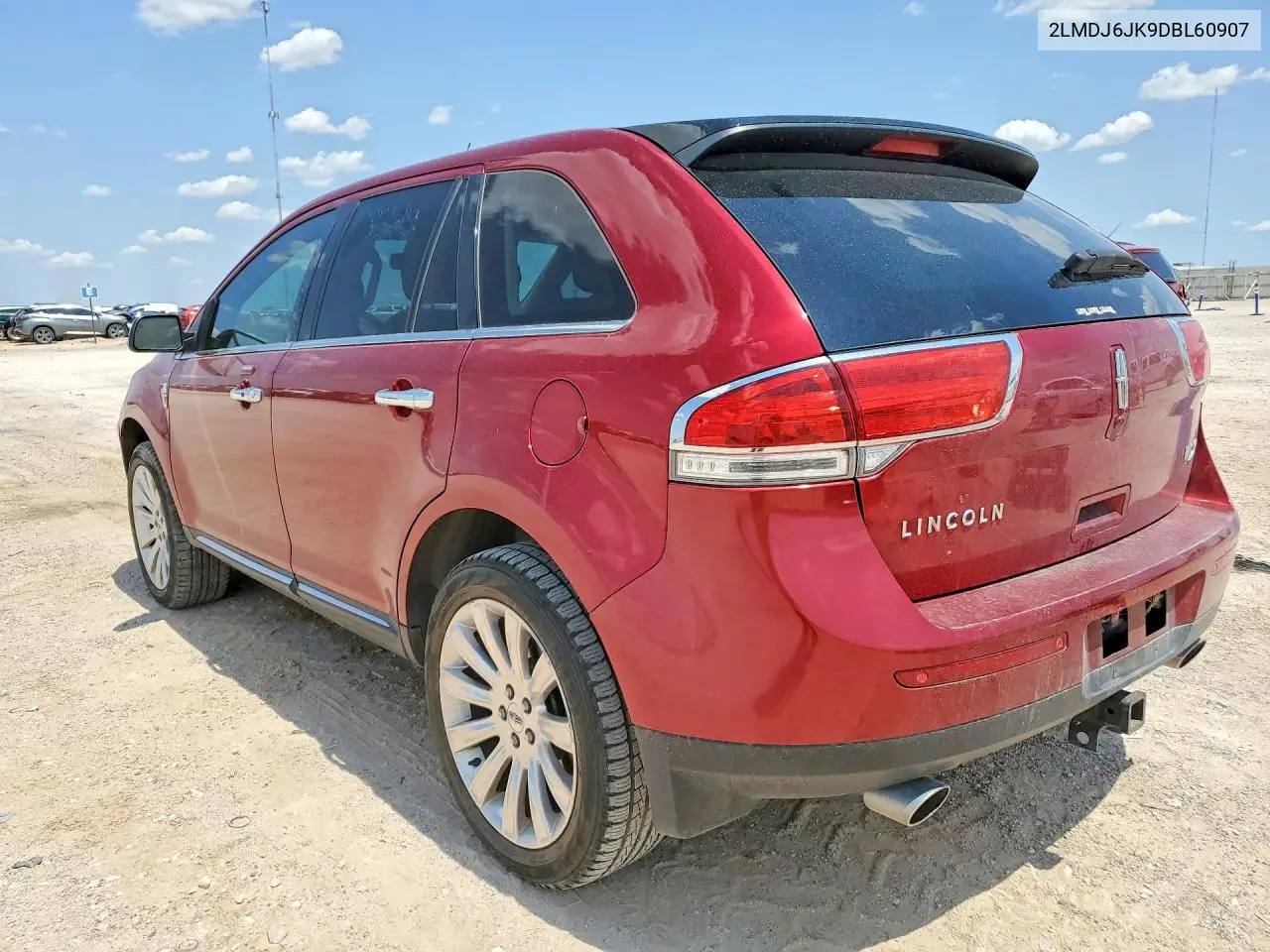 2013 Lincoln Mkx VIN: 2LMDJ6JK9DBL60907 Lot: 60690036