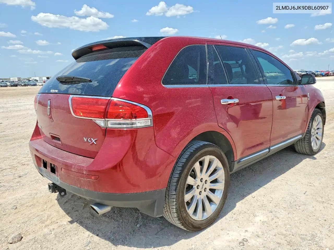 2013 Lincoln Mkx VIN: 2LMDJ6JK9DBL60907 Lot: 60690036