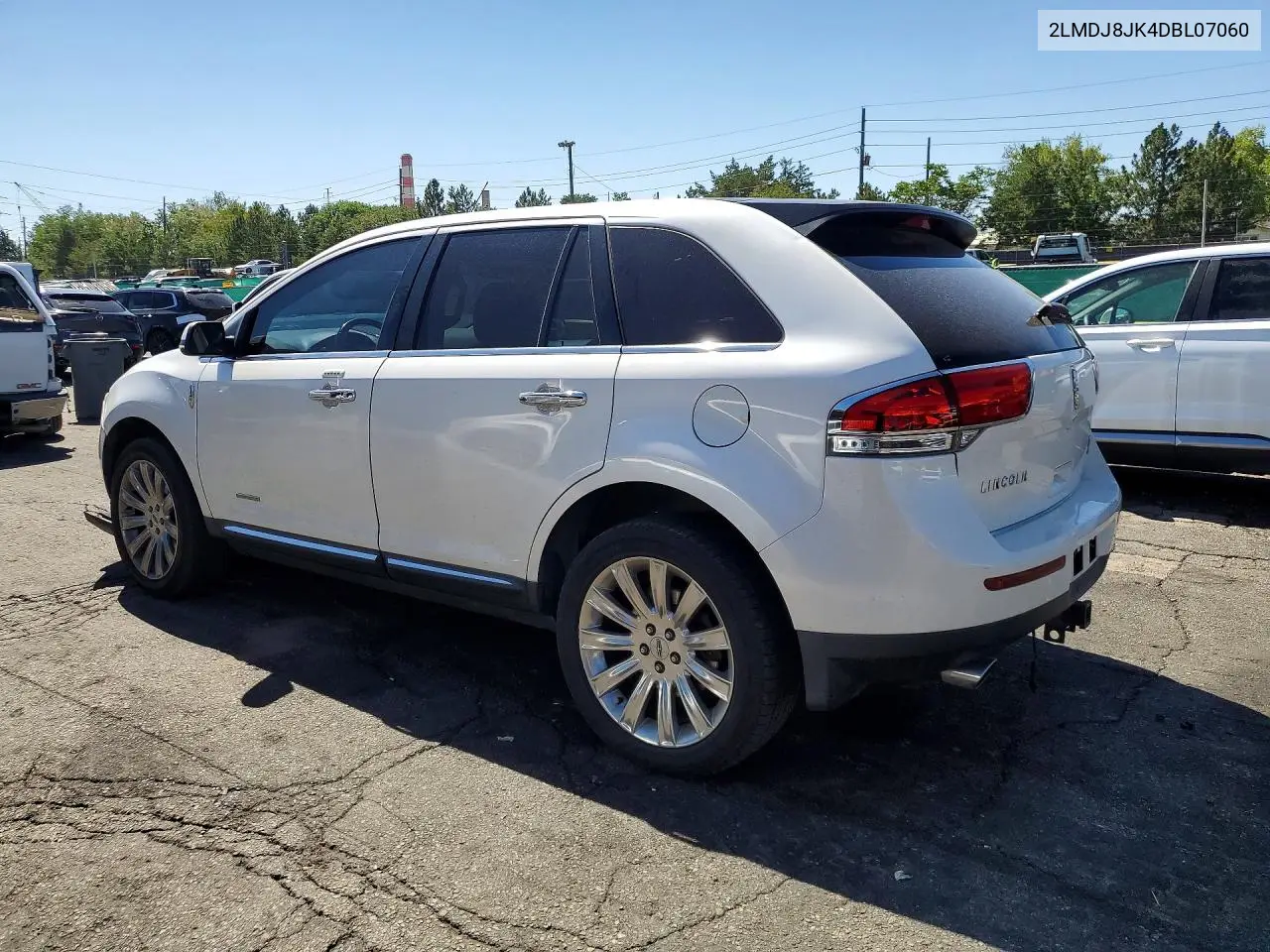 2013 Lincoln Mkx VIN: 2LMDJ8JK4DBL07060 Lot: 61219076
