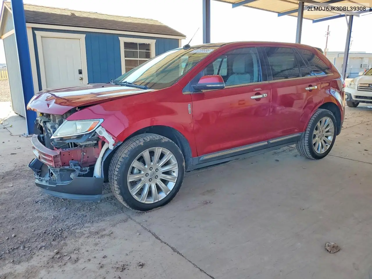 2013 Lincoln Mkx VIN: 2LMDJ6JK3DBL39308 Lot: 61238686