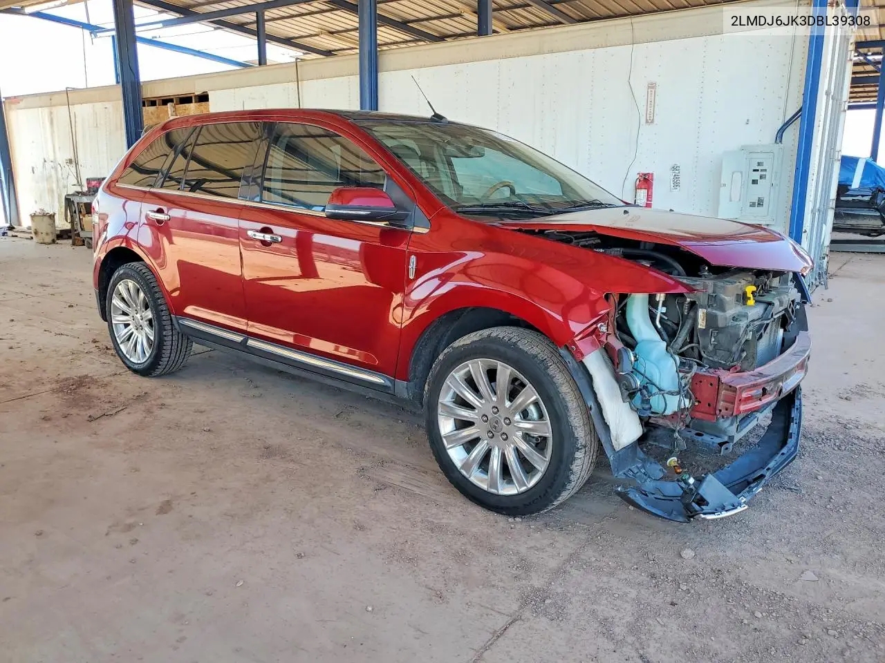 2013 Lincoln Mkx VIN: 2LMDJ6JK3DBL39308 Lot: 61238686