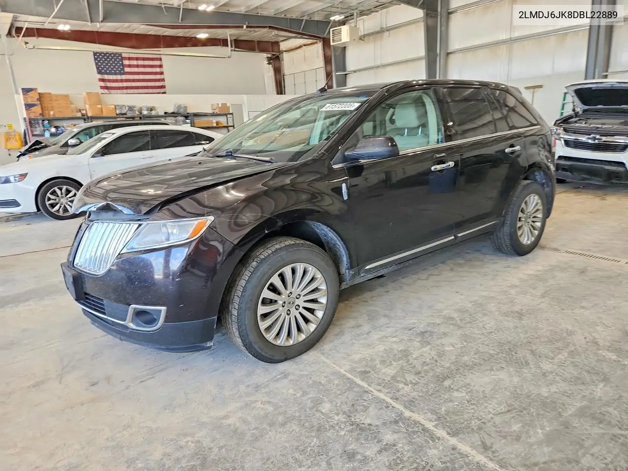 2013 Lincoln Mkx VIN: 2LMDJ6JK8DBL22889 Lot: 61572306