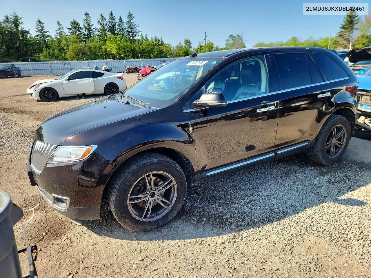 2013 Lincoln Mkx VIN: 2LMDJ8JKXDBL42461 Lot: 61837166