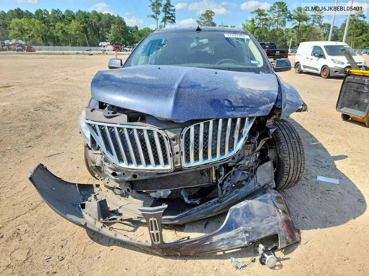 2014 Lincoln Mkx VIN: 2LMDJ6JK8EBL05401 Lot: 57297986
