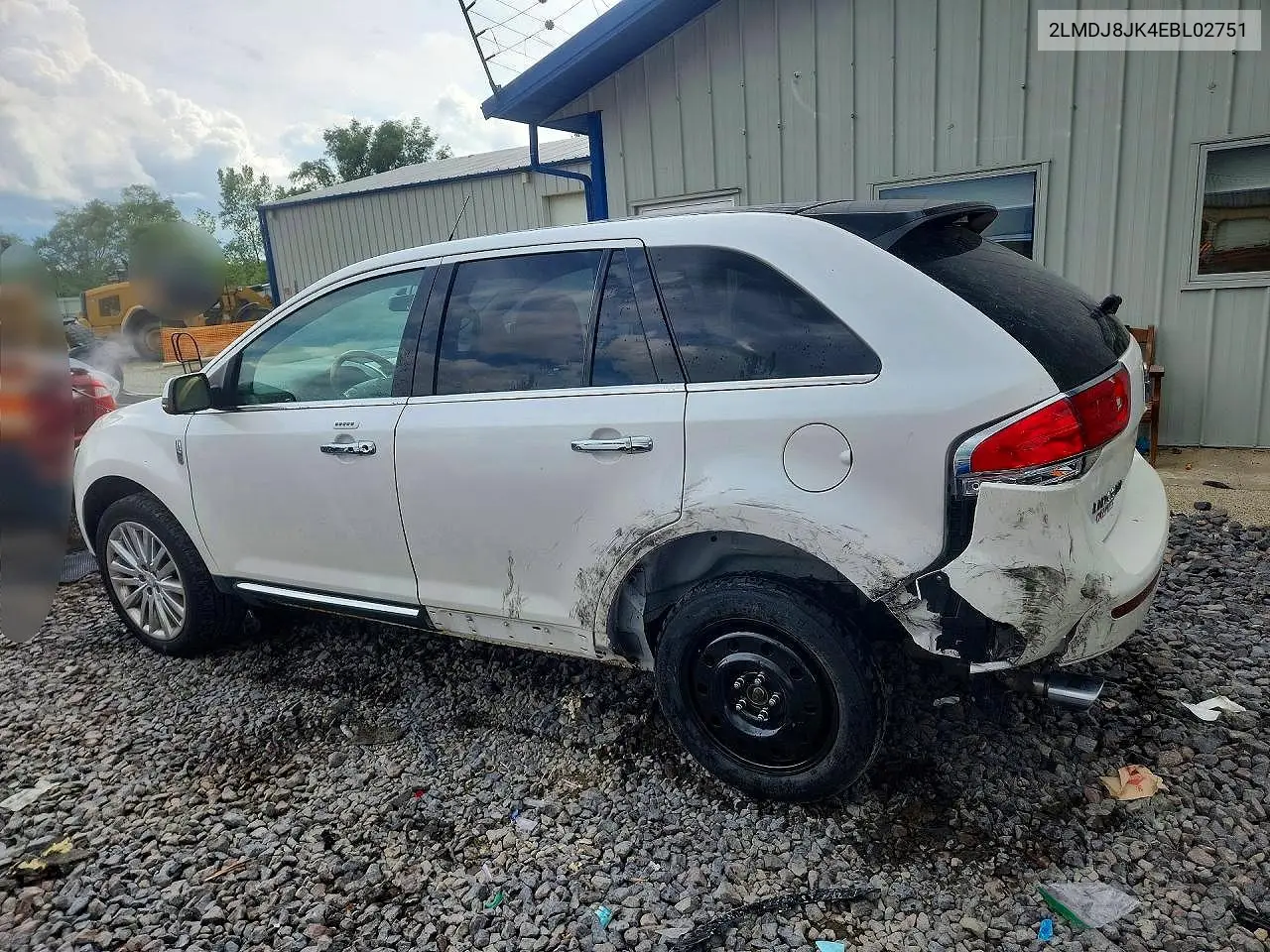 2014 Lincoln Mkx VIN: 2LMDJ8JK4EBL02751 Lot: 58137066