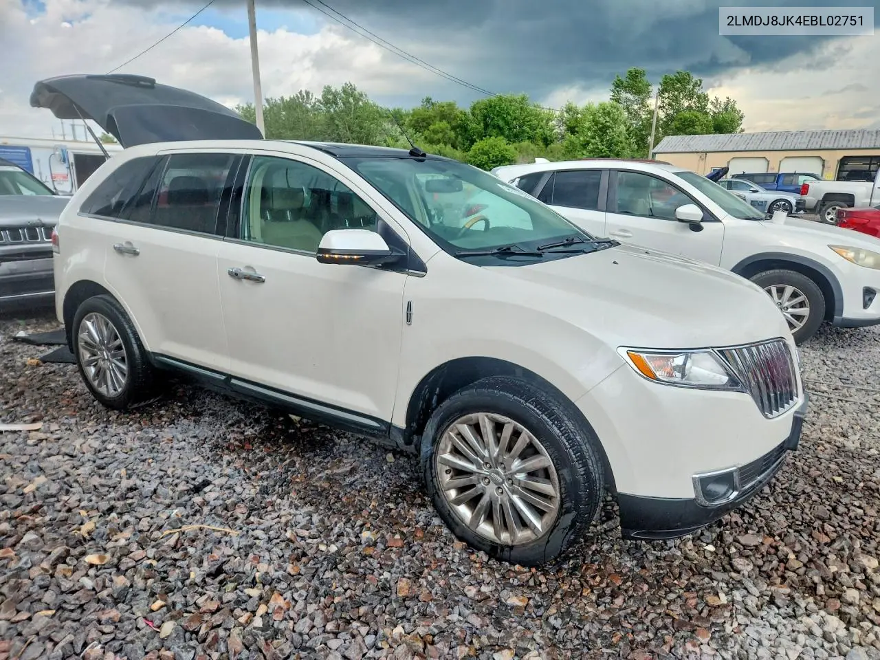 2014 Lincoln Mkx VIN: 2LMDJ8JK4EBL02751 Lot: 58137066