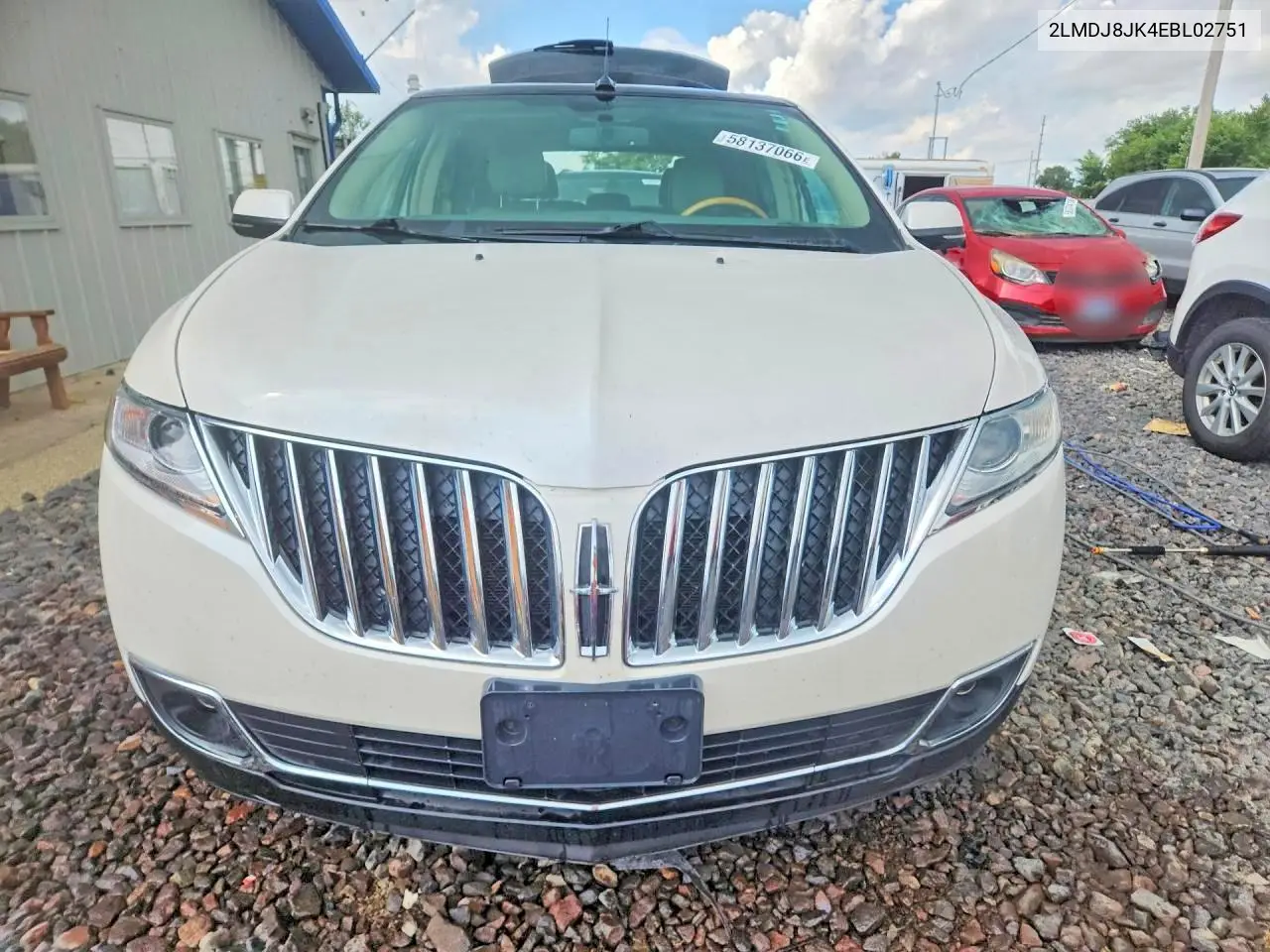 2014 Lincoln Mkx VIN: 2LMDJ8JK4EBL02751 Lot: 58137066